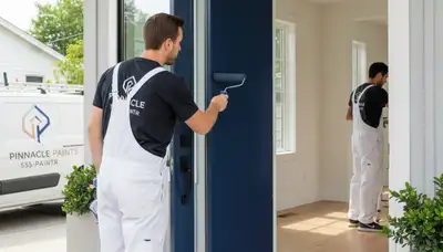 Professional door painting and refinishing in Lafayette, LA by expert house painters