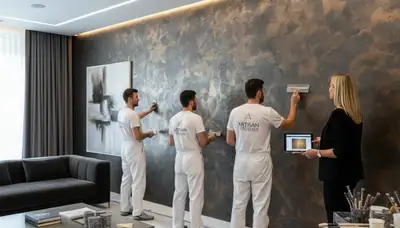Professional faux painting and decorative wall finishes in Lafayette, LA home interior