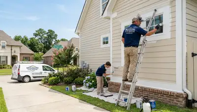 Professional house painters in Lafayette LA providing expert residential painting services
