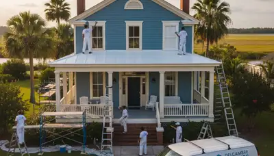 House painting team serving Lafayette, LA with professional interior and exterior painting services