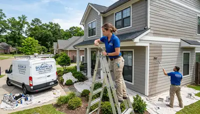 Professional house painters in Lafayette LA providing exterior home painting services
