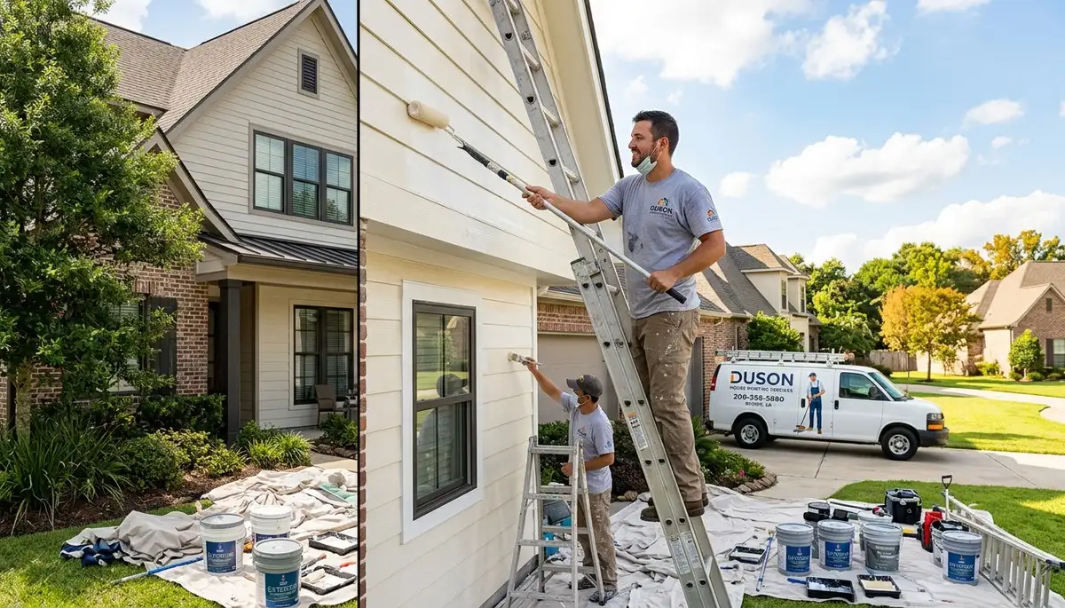 Professional house painters in Lafayette LA providing expert residential painting services