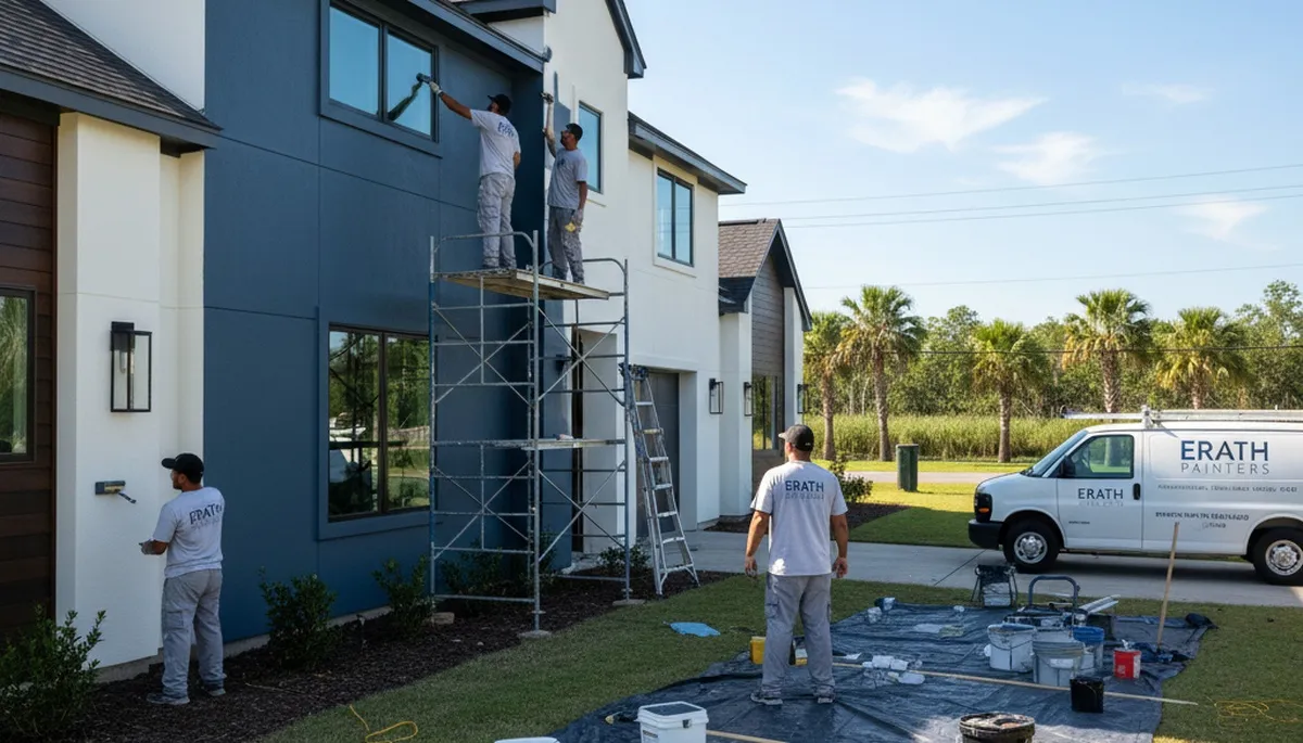 Professional house painters serving Lafayette, LA with expert interior and exterior painting services