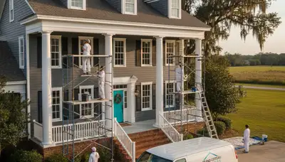 House painting service in Lafayette, LA for residential interior and exterior painting projects