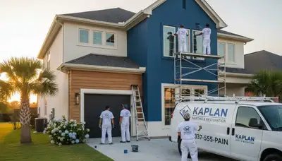 Lafayette, LA house painters providing professional interior and exterior painting services