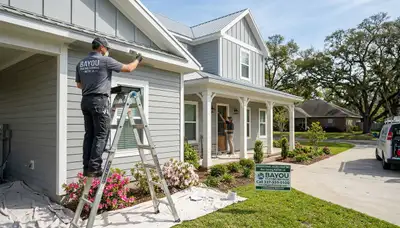 Professional house painters in Lafayette LA providing expert residential painting services