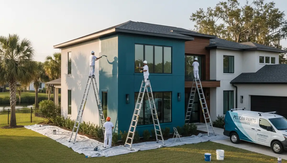 House painters in Lafayette, LA providing professional interior and exterior painting services