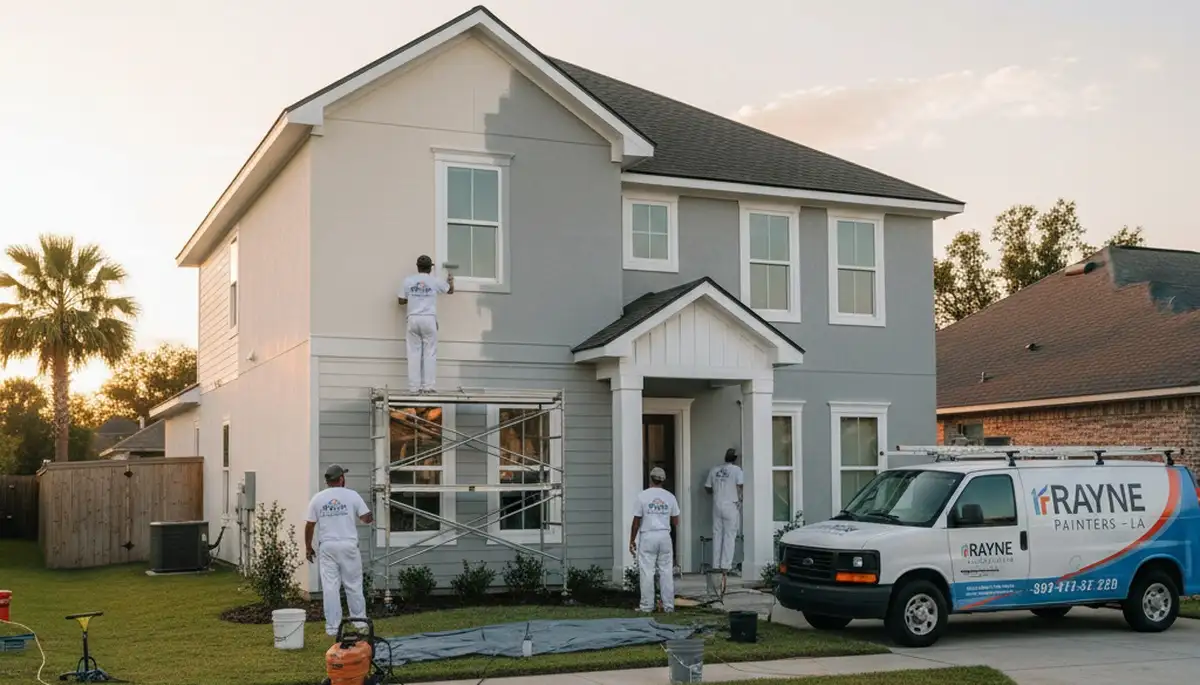 Professional house painters in Lafayette, LA providing exterior painting services