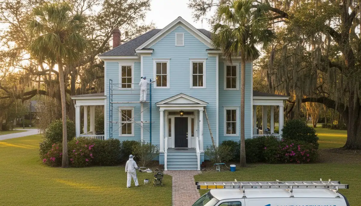 Professional house painters in Lafayette, LA providing interior and exterior painting services